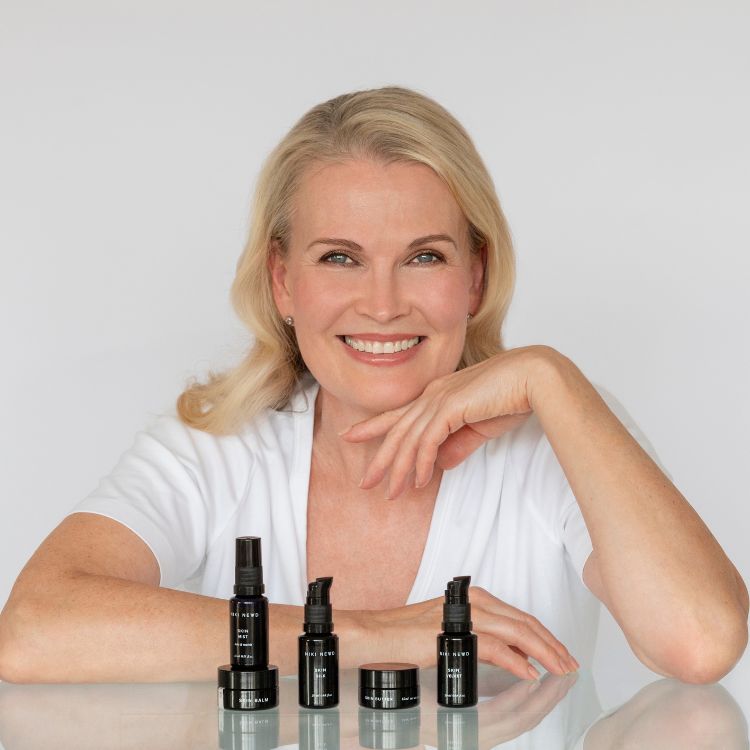 Niki Newd co-founder Kirsi Kaukonen, creator of Finnish fresh skincare and co-founder of the Niki Newd skincare brand.