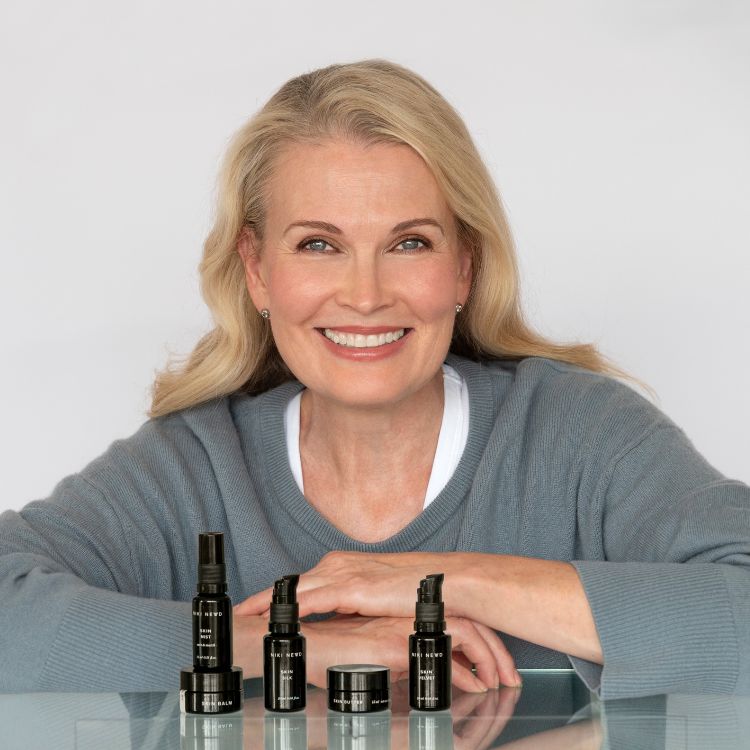 Niki Newd founder Kirsi Kaukonen, founder of the Finnish fresh skincare brand and skincare expert.
