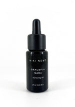 Niki Newd® Graceful Mama is a fresh natural body oil rich in nourishing plant oils, helping leave dry skin soft, supple and radia