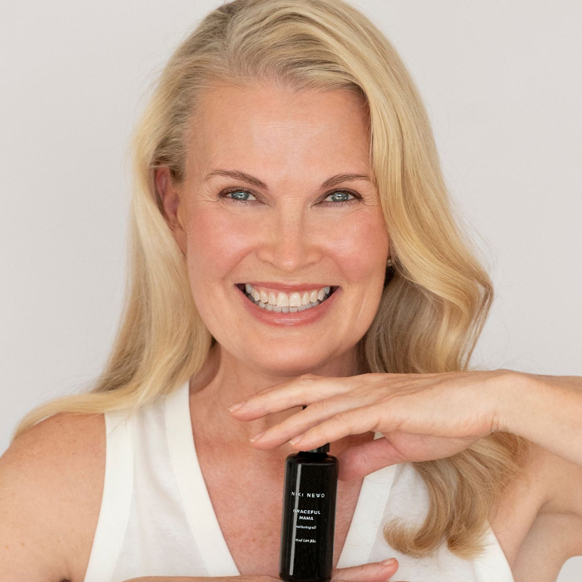 Kirsi, founder of Niki Newd — pioneer of fresh skincare and the next evolution of natural nordic beauty.