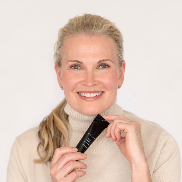 Niki Newd Vitamin C Cream with vitamin C, pre-retinol and vitamin E for brighter, smoother-looking skin and improved firmness.