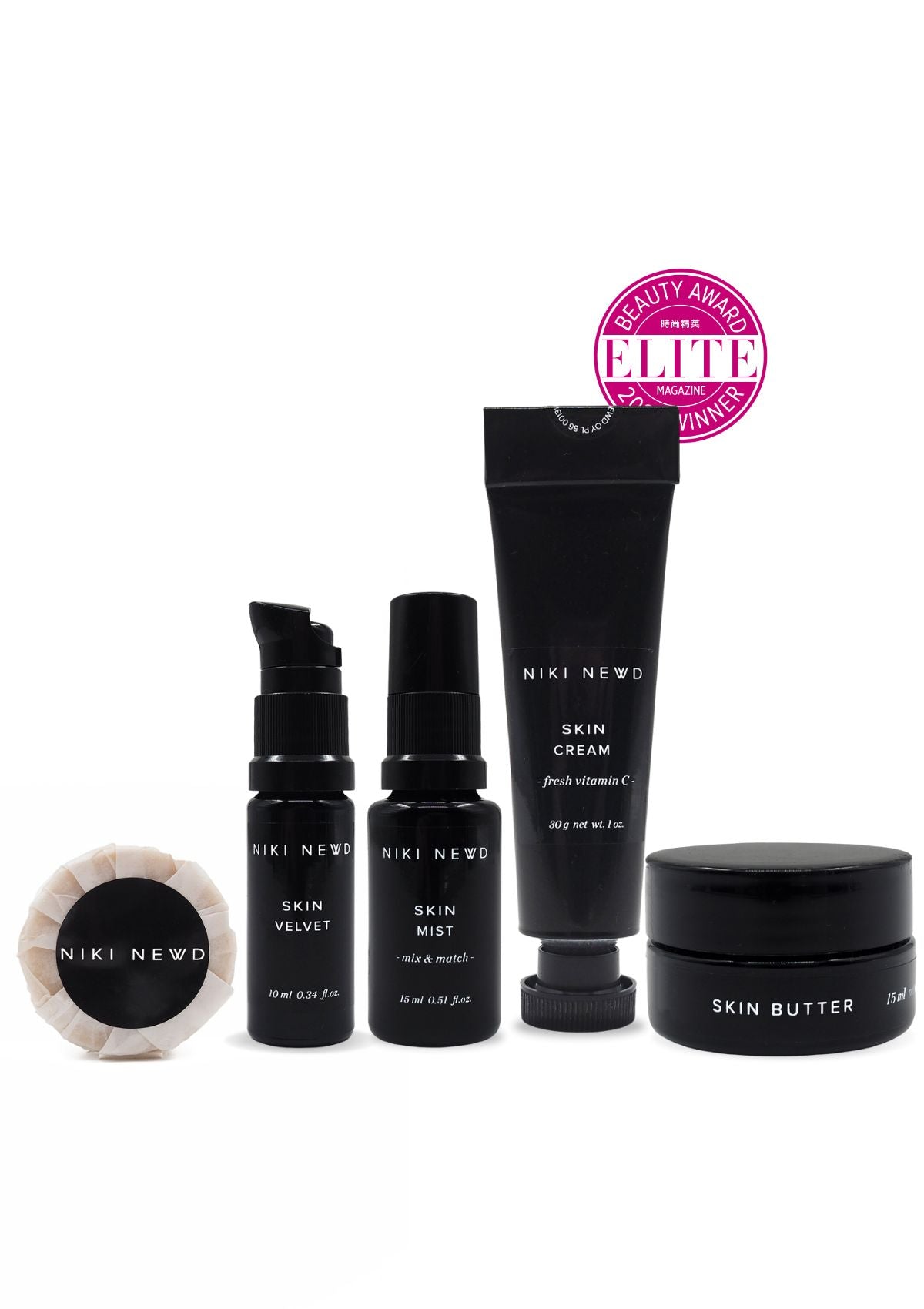 Complete Niki Newd® skincare bundle for 30+ – anti-age ritual featuring our fridge-fresh Skin Cream with super vitamin C, Kirsi’s trusted choice for over 10 years.